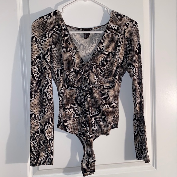 Snakeskin Bodysuit - Picture 1 of 3